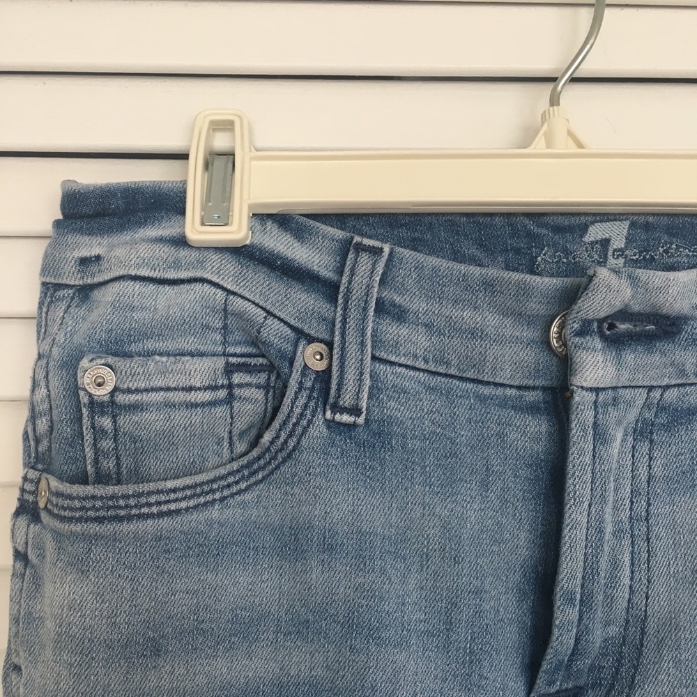 Seven For All Mankind Jeans with Unfinished Hems